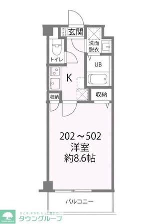 パークレジデンス八幡の物件間取画像